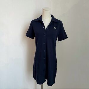 Lacoste Womens Organic Cotton Polo Dress